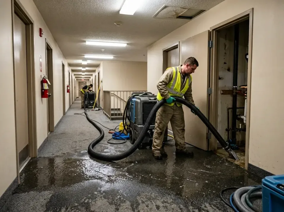 multi-unit-apartment-hallway-f-005 — frequently asked questions, Emergency Burst Pipe Water Extraction & Removal in Joliet,…
